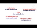 Little Robots Credits