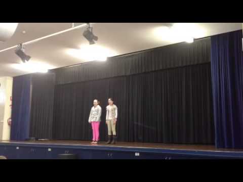 Lara Fitzgerald & Alexia Stavrou Poem Duo 2013 Eisteddfod P