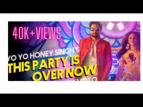 #This party is over now!! Yo Yo Honey singh