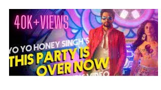 #This party is over now!! Yo Yo Honey singh