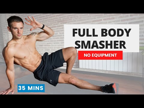 Full Body Strength SMASHER | No Equipment Workout for Muscle Gains | 35 Mins | #CrockFitApp