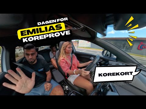 DAGEN FØR KØREPRØVEN 😱 Emilia kæmper med nerverne – Klar eller ej?