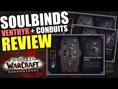 💡GOOD? SOULBIND SYSTEM REVIEW! Alpha Shadowlands | WARRIOR Venthyr Conduits