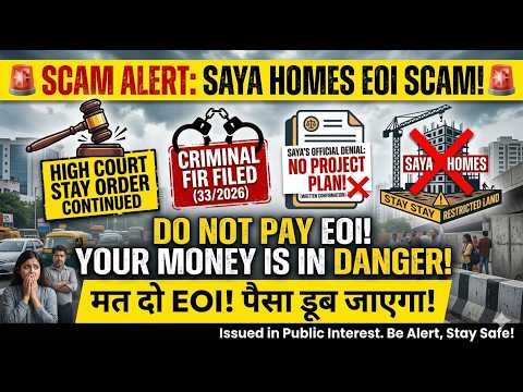 Saya Raj Nagar Extension EOI Scam — Full Video Exposé