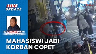 Komplotan Copet Sasar iPhone Mahasiswi saat Menyeberang di Kayutangan Malang, CCTV Kuak Aksi Pelaku