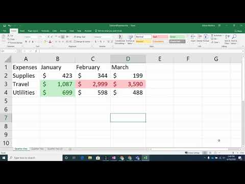 Excel 102 Conditional Formatting Format Number Copy Paste