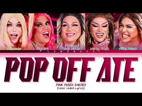 Drag Race Philippines - Pop Off Ate (Pink Pussy Energy Version) Lyric Video