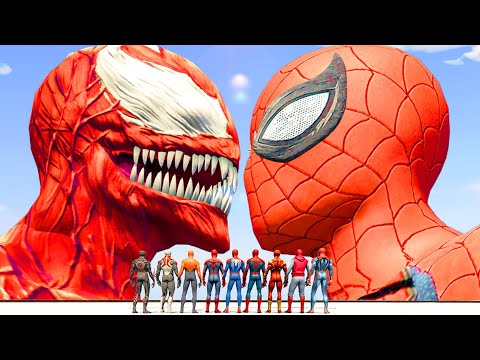 Spiderman & Insomniac Spider & Spider-Man Miles Morales vs Carnage - What If