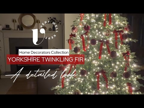 Review: Yorkshire Twinkling Fir Tree from Home Depot – is it better than the Grand Duchess?