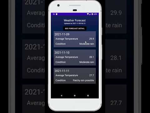 Weather App Kotlin Android Studio Using WeatherApi.com