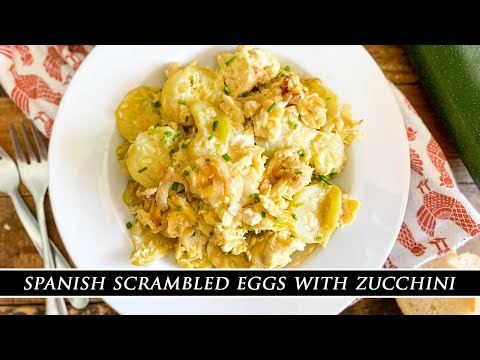 Spanish Scrambled Eggs with Zucchini | Zarangollo Murciano Recipe