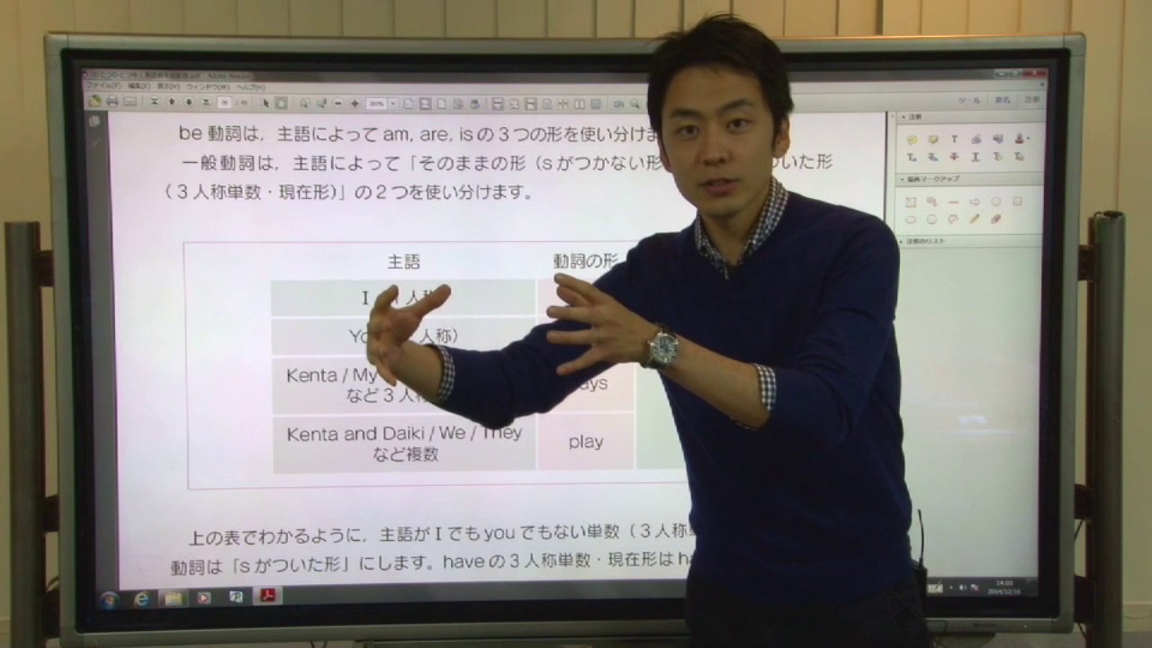 【解説授業】中学英語をもう一度ひとつひとつわかりやすく。12 動詞の形のまとめ
