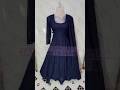 Chikankari Geogette Gown Blue Occa Occasion Fashion