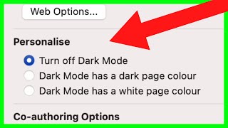 How to Turn Off Dark Mode on Microsoft Word for MacBook (NEW UPDATE in 2023)