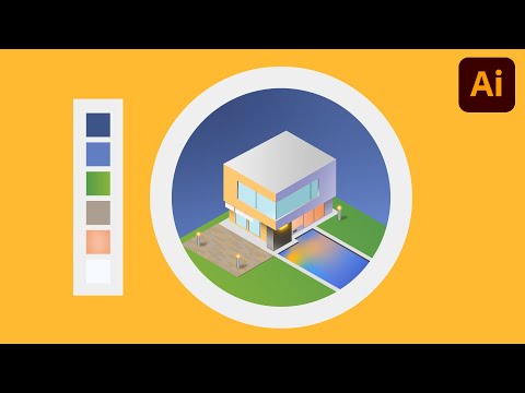 Learn Skills For QUALITY ISOMETRIC DESIGN Illustrator Isometric House Tutorial