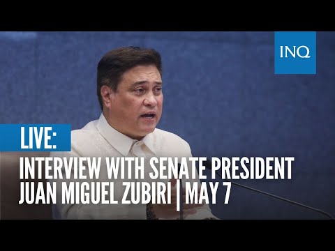 LIVE: Interview with Senate President Juan Miguel Zubiri May 7