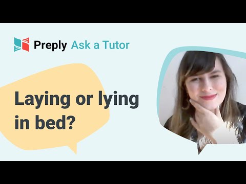 Laying In Bed Or Lying In Bed English Preply