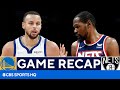 Warriors vs Nets: Steph Curry drops 37 as Dubs dominate Kevin Durant, Nets | CBS Sports HQ