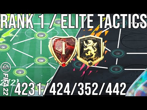 *UPDATED* 4231/352/442/424 BEST META TACTICS - FIFA 22