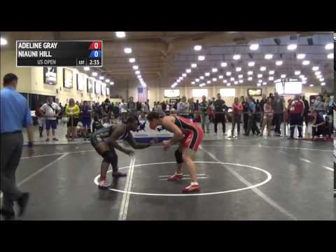 75 kg R1 - Adeline Gray (NYAC) vs Niauni Hill (Lindenwood Belleville)