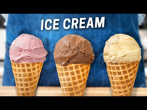 Rich Creamy Ice Cream at Home (6 Ways)