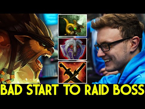 MIRACLE [Bristleback] Bad Start to Raid Boss Intense Comeback 7.26 Dota 2