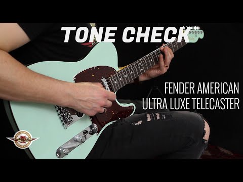 Fender American Ultra Luxe Telecaster Maple 2-Color Sunburst image 13
