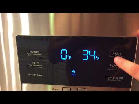 How to TURN UP a Samsung Fridge's Temperature