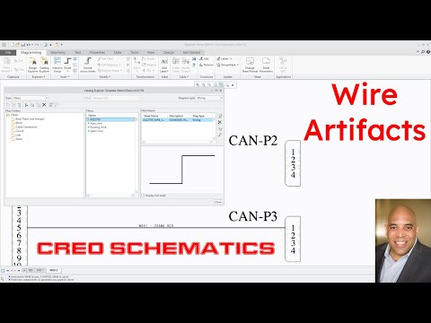 Creo Schematics - Setting Up Wire Artifacts