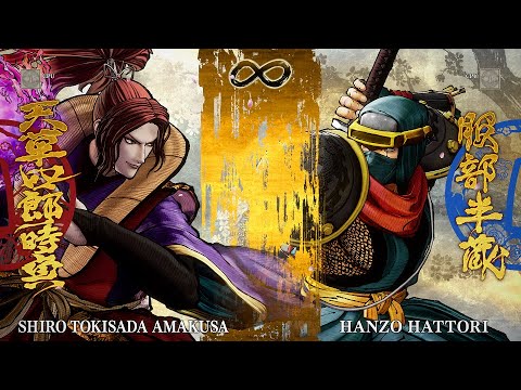 SHIRO TOKISADA AMAKUSA VS HANZO HATTORI - Samurai Shodown