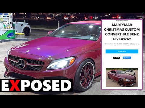 MARTY MAR MERCEDES RAFFLE DISASTER GIVEAWAY EXPOSED?!