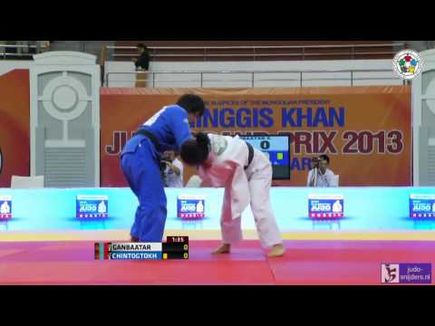 Judo 2013 Grand Prix Ulaanbaatar: Ganbaatar (MGL) - Chintogtokh (MGL) [-52kg] bronze