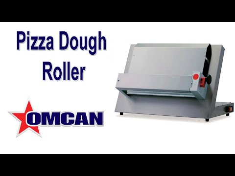 Video thumbnail for Adjustable Dough Roller with 13.3″ Max Roller Width – 110 V, 0.5 HP
