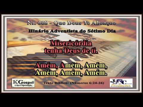608 - Hinário Adventista do Sétimo Dia Karaokê/Playback