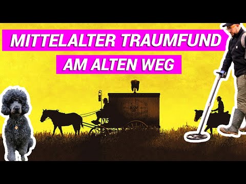 Middle Ages DREAM FIND while metal detecting on the old trade route - Metal detector search with ...