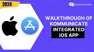 Walkthrough of Kommunicate integrated iOS App