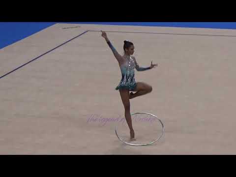 Grisbel LOPEZ ORTEGA (VEN) hoop - 2015 Stuttgart worlds Qualifs