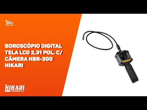Boroscópio Digital Tela LCD 2,31 Pol. com Câmera HBR-300 - Video