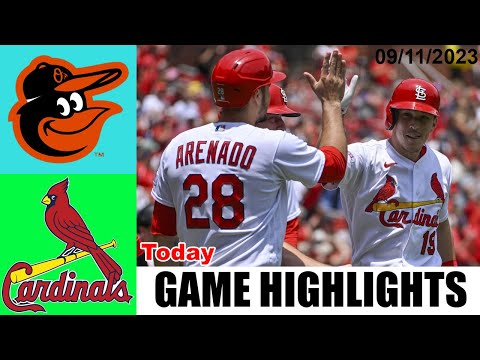 St.Louis Cardinals vs Baltimore Orioles FULL HIGHLIGHTS  [TODAY] September 11, 2023