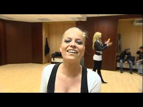 Disco Ball Kicked Off! First dance rehearsal of Kati Wolf