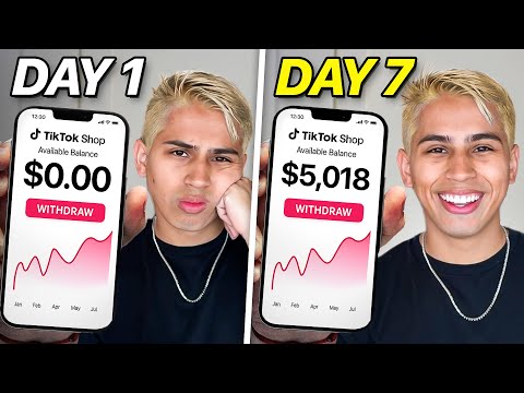 I Tried Making Money On TikTok Shop for 7 Days (Realistic Results)
