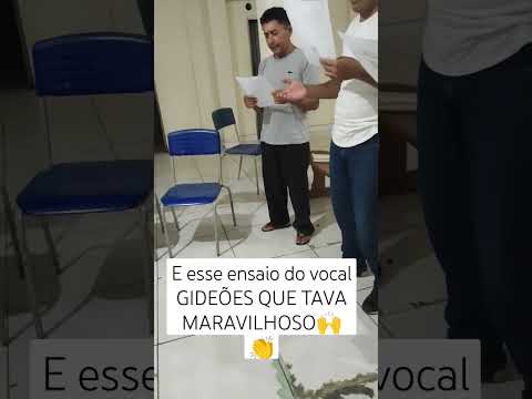 AQUI E Vocal Gideões DE AMAPA DO MARANHÃO 👏🙌😎/APENAS O ENSAIO.