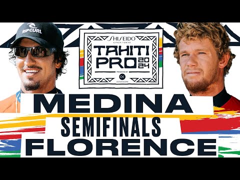 Gabriel Medina vs John John Florence | SHISEIDO Tahiti Pro pres by Outerknown 2024 - Semifinals