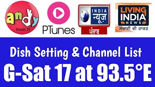 G-Sat 93°East New Channel List & Dish Setting || Punjabi Channels || Haryanavi Channels