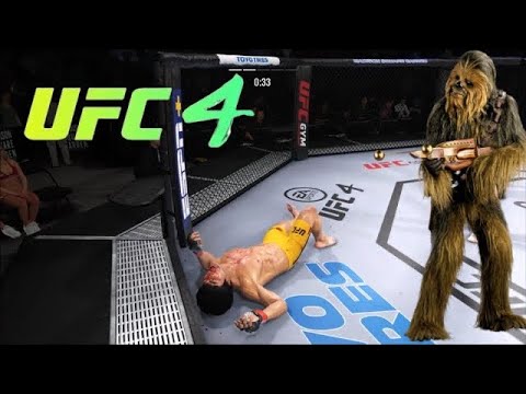 Bruce Lee vs. Chewbacca - EA Sports UFC 4 - Epic Right 🔥🐲