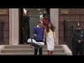 Royal baby: Kate and William leave Lindo Wing.