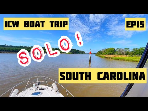 Solo ICW Boat Trip - NY to Florida ep15 Myrtle Beach to Charleston