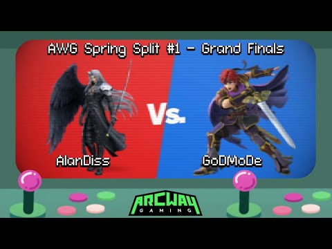 AWG Spring Split #1 Grand Finals - LFG PHL AlanDiss (Sephiroth) vs GoDMoDe (Roy, Joker) - SSBU