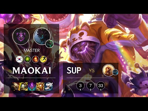 Maokai Support vs Leona - KR Master Patch 11.18