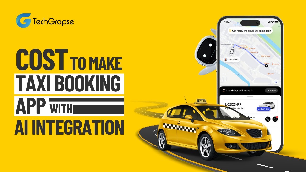 Cost to Develop a Taxi App | Taxi App Development with AI | Features of Taxi Booking Apps